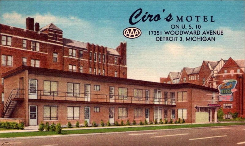 Ciros Motel - Old Post Card (newer photo)